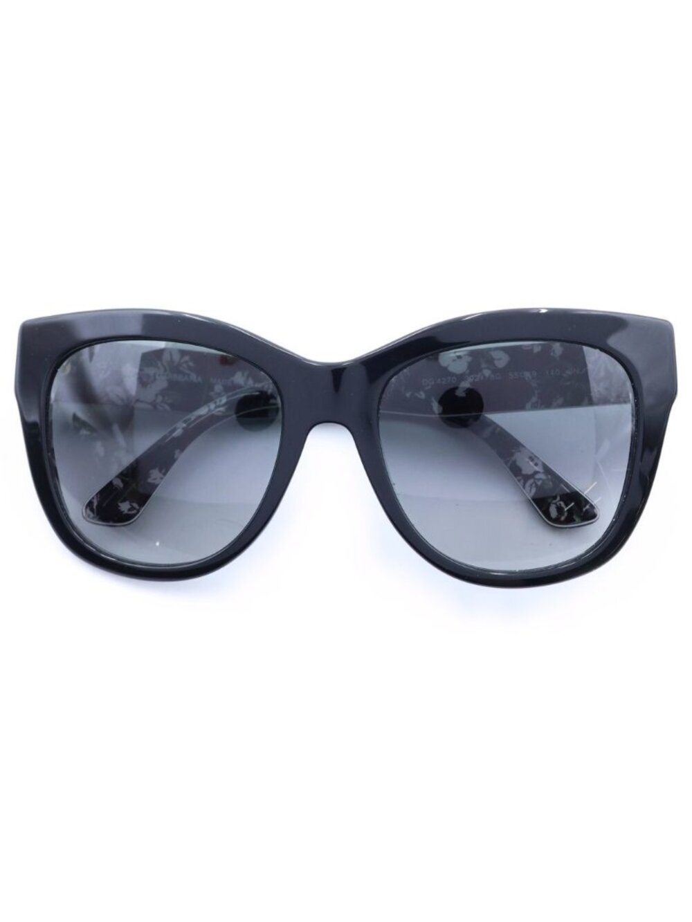 Dolce & Gabbana Sunglasses Floral Black Eyewear